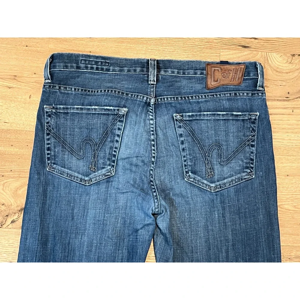 Citizens of Humanity Sid Straight Leg Jeans Medium Wash Blue Denim Size 33